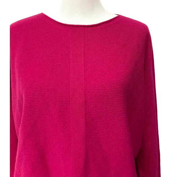 Bianco & Blu Sweater Women's Wool Blend Pullover Pink Made in Italy Size Small - Picture 2 of 8